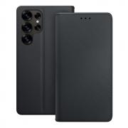 Carcasa flip cover 3mk Wallet compatibila cu Samsung Galaxy S25 Ultra, Negru