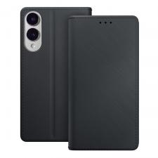 Carcasa flip cover 3mk Wallet compatibila cu Samsung Galaxy S25 Edge, Negru