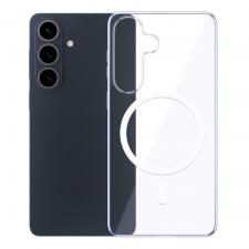 Carcasa 3mk Clear MagCase cu MagSafe compatibila cu Samsung Galaxy S26 Plus, Transparent