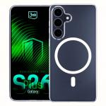 Carcasa 3mk Clear MagCase cu MagSafe compatibila cu Samsung Galaxy S26 Plus, Transparent 7 - lerato.ro