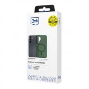 Carcasa 3mk Smoke MagCase cu MagSafe compatibila cu Samsung Galaxy S25 Ultra, Verde / Transparent