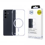 Carcasa 3mk Just20g MagCase cu MagSafe compatibila cu Samsung Galaxy S26 Pro, Transparent 2 - lerato.ro