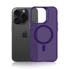 Carcasa 3mk Smoke MagCase cu MagSafe compatibila cu iPhone 16 Pro Max, Mov / Transparent