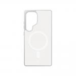 Carcasa 3mk Smoke MagCase cu MagSafe compatibila cu Samsung Galaxy S25 Ultra, Alb / Transparent 2 - lerato.ro