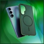 Carcasa 3mk Smoke MagCase compatibila cu Samsung Galaxy S26, Verde 10 - lerato.ro
