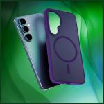 Carcasa 3mk Smoke MagCase compatibila cu Samsung Galaxy S26 Plus, Mov 10 - lerato.ro