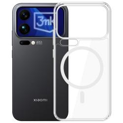 Carcasa 3mk Armor cu MagSafe compatibila cu Xiaomi 17 Pro Max, Transparent