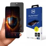 Folie protectie 3mk Silky Matt Privacy compatibila cu Motorola Moto E15, Negru 2 - lerato.ro