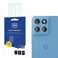 Folie sticla securizata camera foto 3mk Lens Protection Hybrid compatibila cu Motorola Moto G17 / G17 Power, Transparent