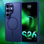 Carcasa 3mk Smoke MagCase compatibila cu Samsung Galaxy S26 Ultra, Albastru 9 - lerato.ro