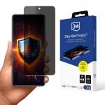 Folie sticla securizata 3mk Silky Matt Privacy compatibila cu Xiaomi Redmi Note 15 Pro 4G, Negru 2 - lerato.ro