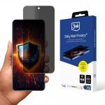 Folie protectie 3mk Silky Matt Privacy compatibila cu Oppo Reno 13, Negru 2 - lerato.ro