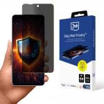 Folie protectie 3mk Silky Matt Privacy compatibila cu Oppo Reno 13 F 4G, Negru 2 - lerato.ro