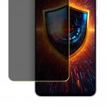 Folie protectie 3mk Silky Matt Privacy compatibila cu Oppo Reno 13 F 4G, Negru 3 - lerato.ro