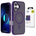 Carcasa 3mk Smoke MagCase cu MagSafe compatibila cu iPhone 17, Mov 2 - lerato.ro