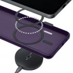 Carcasa 3mk Smoke MagCase cu MagSafe compatibila cu iPhone 17, Mov 14 - lerato.ro