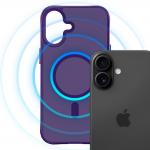 Carcasa 3mk Smoke MagCase cu MagSafe compatibila cu iPhone 17, Mov 7 - lerato.ro