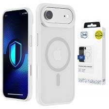 Carcasa 3mk Smoke MagCase cu MagSafe compatibila cu iPhone 17 Air, Alb