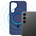 Husa 3mk Smoke MagCase compatibila cu Samsung Galaxy S24, Albastru 7 - lerato.ro