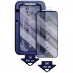 Folie sticla securizata 3mk HardGlass Max Privacy, Kit montare inclus, compatibila cu Samsung Galaxy S26 Plus, Negru 12 - lerato.ro