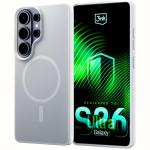 Carcasa 3MK Smoke MagCase compatibila cu Samsung Galaxy S26 Ultra, Alb 4 - lerato.ro