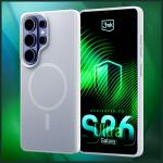Carcasa 3MK Smoke MagCase compatibila cu Samsung Galaxy S26 Ultra, Alb 9 - lerato.ro