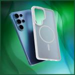 Carcasa 3MK Smoke MagCase compatibila cu Samsung Galaxy S26 Ultra, Alb 10 - lerato.ro