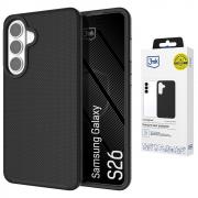 Carcasa 3mk Fortis MagCase compatibila cu Samsung Galaxy S26, Negru