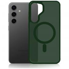 Carcasa 3MK Smoke MagCase compatibila cu iPhone 17 Pro Max, Verde