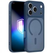 Carcasa 3mk Misty MagCase cu MagSafe compatibila cu iPhone 17 Pro Max, Albastru