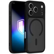 Carcasa 3mk Misty MagCase cu MagSafe compatibila cu iPhone 17 Pro Max, Negru