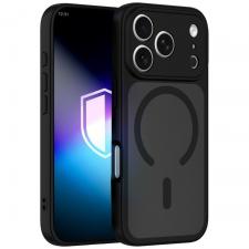 Huse si carcase iPhone 17 Pro Max, Carcasa 3mk Misty MagCase cu MagSafe compatibila cu iPhone 17 Pro Max, Negru, lerato.ro
