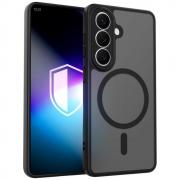 Carcasa 3mk Misty MagCase cu MagSafe compatibila cu Samsung Galaxy S26 Plus, Negru