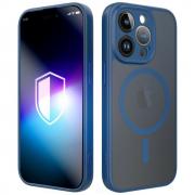 Carcasa 3mk Misty MagCase cu MagSafe compatibila cu iPhone 15 Pro, Albastru