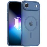 Carcasa 3mk Misty MagCase cu MagSafe compatibila cu iPhone 17 Air, Albastru