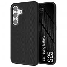 Carcasa 3mk Fortis MagCase compatibila cu Samsung Galaxy S25, Negru
