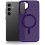 Carcasa 3mk Smoke MagCase compatibila cu Samsung Galaxy S25, Mov 4 - lerato.ro