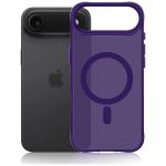 Carcasa 3mk Smoke MagCase cu MagSafe compatibila cu iPhone 17 Air, Mov 2 - lerato.ro