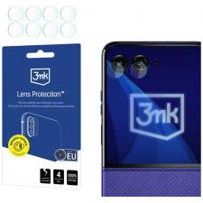 Folii protectie telefoane Motorola, Folie sticla securizata camera foto 3mk Lens Protection compatibila cu Motorola Razr 70, Transparent, lerato.ro