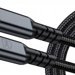 Cablu pentru incarcare si transfer de date 3mk Hyper Cable N-SERIES, USB-C la USB-C Thunderbolt 4, 240W, 5A, 2m, Negru 6 - lerato.ro
