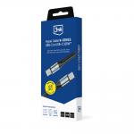 Cablu pentru incarcare si transfer de date 3mk Hyper Cable N-SERIES, USB-C la USB-C, 100W, 5A, 1.5m, Negru 9 - lerato.ro