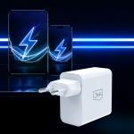 Incarcator retea 3mk FlowPower, 45W, 1x USB-C, 1x USB-A, Quick Charging, Alb 8 - lerato.ro