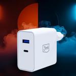 Incarcator retea 3mk FlowPower, 45W, 1x USB-C, 1x USB-A, Quick Charging, Alb 10 - lerato.ro