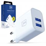 Incarcator retea 3mk FlowPower, 10W, 2.4A, 2x USB-A, Alb 3 - lerato.ro