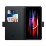 Husa flip cover 3mk Wallet compatibila cu Xiaomi Poco C71, Negru 3 - lerato.ro