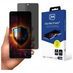 Folie protectie 3mk Silky Matt Privacy compatibila cu Realme GT 7T, Negru 2 - lerato.ro
