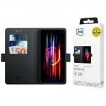 Husa flip cover 3mk Wallet compatibila cu Xiaomi 17T, Negru 5 - lerato.ro