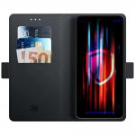 Husa flip cover 3mk Wallet compatibila cu Xiaomi 17T, Negru 3 - lerato.ro