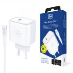 Incarcator retea 3mk Rayo, 20W, 3A, 1x USB-C, Cablu USB-C inclus, Alb 3 - lerato.ro