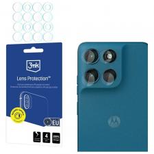 Folii protectie telefoane Motorola, Folie sticla securizata camera foto 3mk Lens Protection compatibila cu Motorola Moto G57 Power, Transparent, lerato.ro